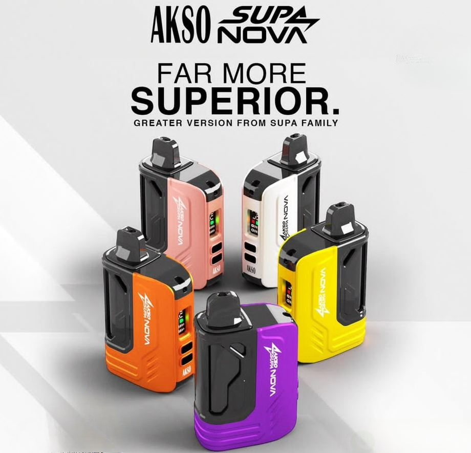 AKSO SUPA NOVA 12000 RECHARGEABLE DISPOSABLE